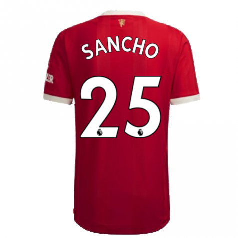 2021-2022 Man Utd Authentic Home Shirt (SANCHO 25)