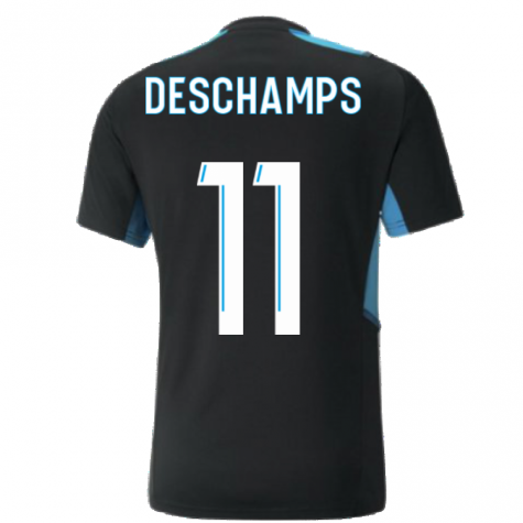 2021-2022 Marseille Training Shirt (Black) (DESCHAMPS 11)