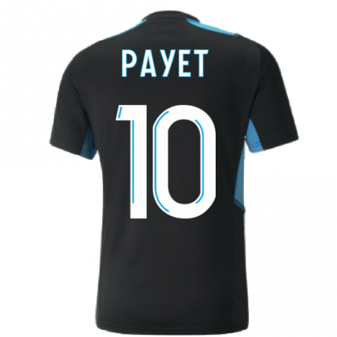 2021-2022 Marseille Training Shirt (Black) (PAYET 10)