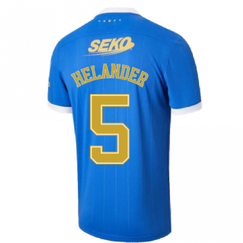 2021-2022 Rangers Home Shirt (HELANDER 5)