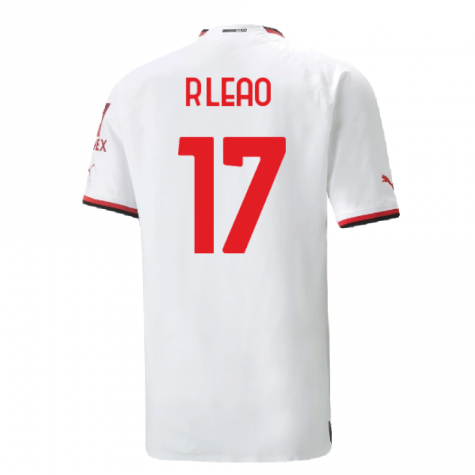 2022-2023 AC Milan Authentic Away Shirt (R.LEAO 17)