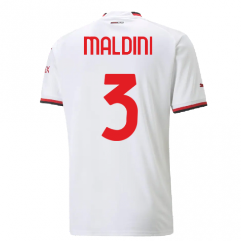 2022-2023 AC Milan Away Shirt (MALDINI 3)