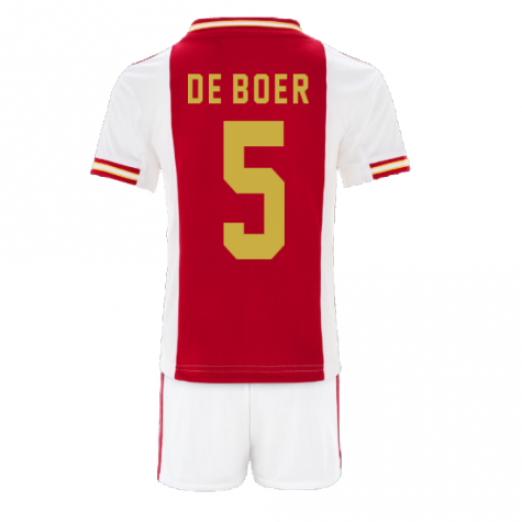 2022-2023 Ajax Home Mini Kit (DE BOER 5)