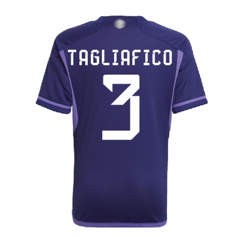 2022-2023 Argentina Away Shirt (Kids) (TAGLIAFICO 3)