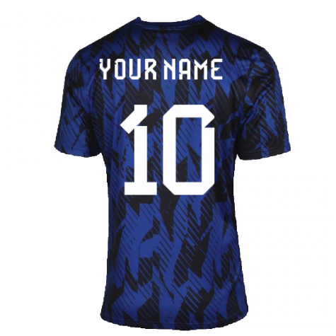 2022-2023 Argentina Pre-Match Shirt (Blue) (Your Name)