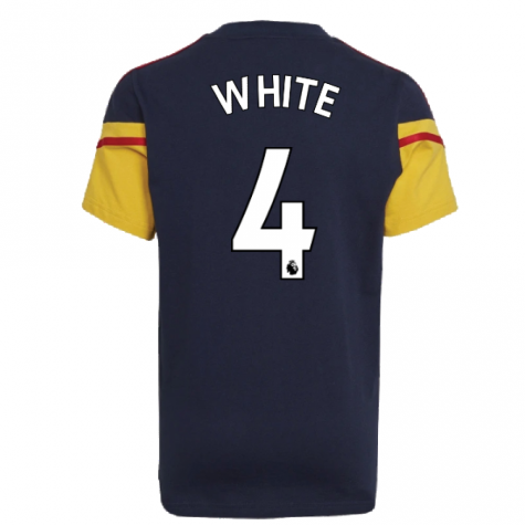 2022-2023 Arsenal Training Tee (Navy) (WHITE 4)