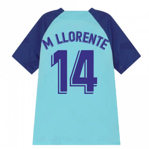 2022-2023 Atletico Madrid Training Shirt (Copa) (M LLORENTE 14)