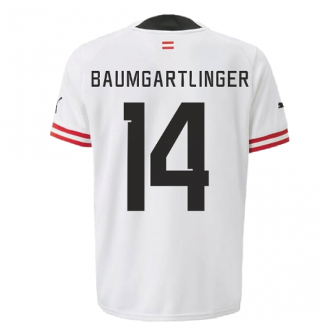 2022-2023 Austria Away Shirt (Kids) (BAUMGARTLINGER 14)