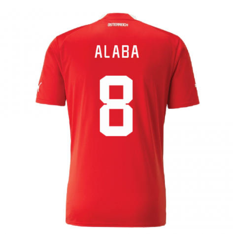 2022-2023 Austria Home Shirt (ALABA 8)