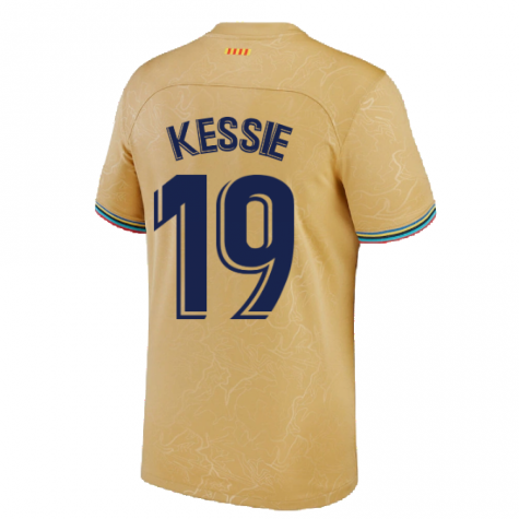 2022-2023 Barcelona Away Shirt (Kids) (KESSIE 19)