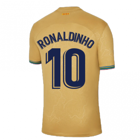 2022-2023 Barcelona Away Shirt (RONALDINHO 10)