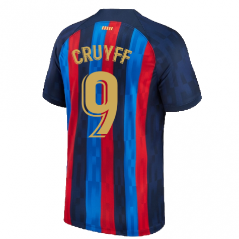 2022-2023 Barcelona Home Shirt (Kids) (CRUYFF 9)