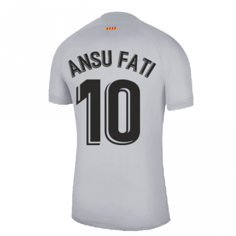 2022-2023 Barcelona Third Shirt (ANSU FATI 10)