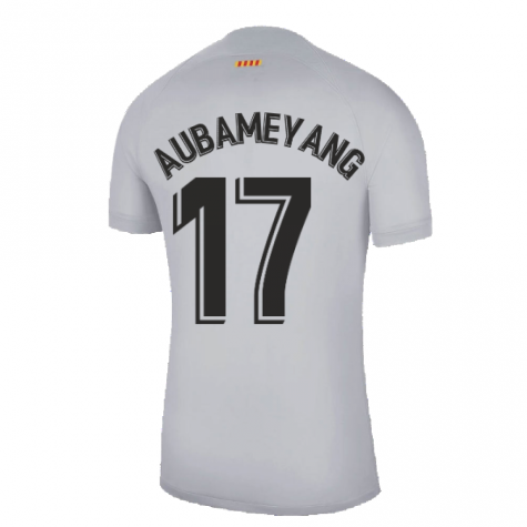 2022-2023 Barcelona Third Shirt (AUBAMEYANG 17)