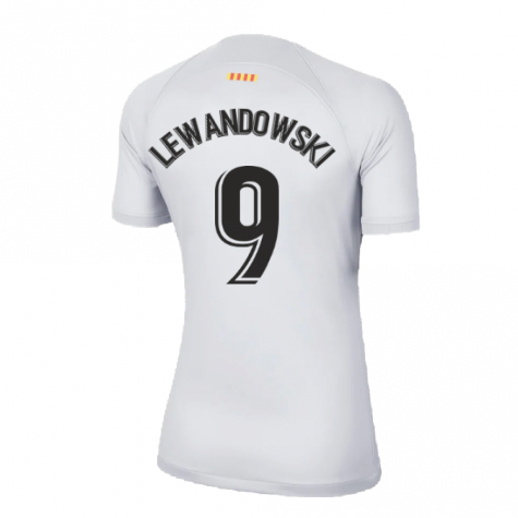 2022-2023 Barcelona Third Shirt (Ladies) (LEWANDOWSKI 9)