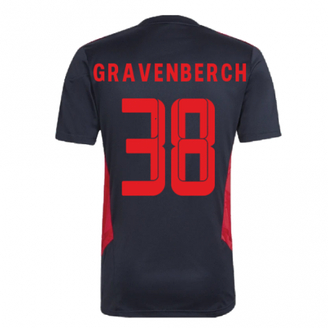 2022-2023 Bayern Munich Training Shirt (Black) (GRAVENBERCH 38)