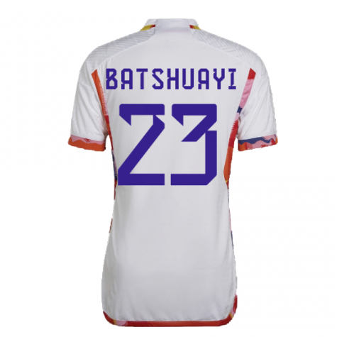 2022-2023 Belgium Authentic Away Shirt (BATSHUAYI 23)