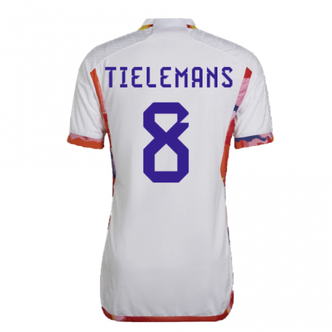 2022-2023 Belgium Authentic Away Shirt (TIELEMANS 8)