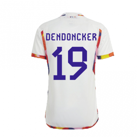 2022-2023 Belgium Away Shirt (DENDONCKER 19)