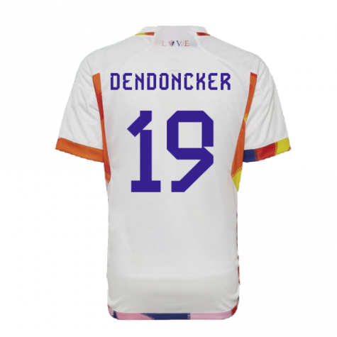 2022-2023 Belgium Away Shirt (Kids) (DENDONCKER 19)