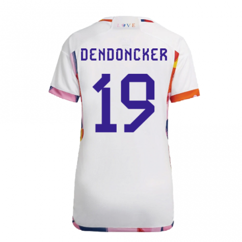 2022-2023 Belgium Away Shirt (Ladies) (DENDONCKER 19)