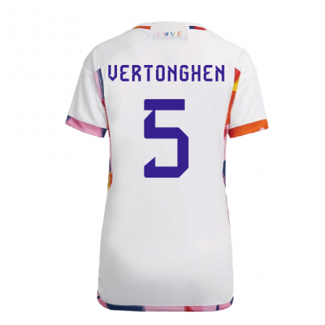 2022-2023 Belgium Away Shirt (Ladies) (VERTONGHEN 5)