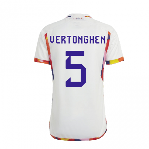 2022-2023 Belgium Away Shirt (VERTONGHEN 5)