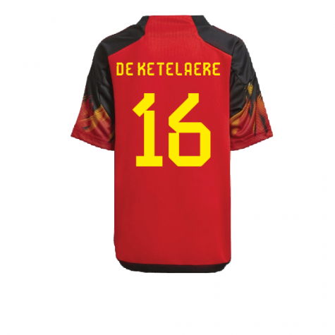 2022-2023 Belgium Home Mini Kit (DE KETELAERE 16)