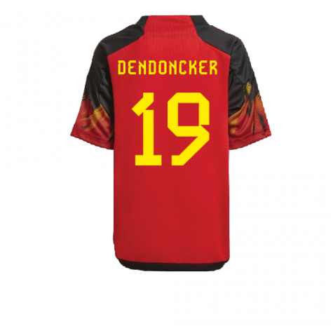 2022-2023 Belgium Home Mini Kit (DENDONCKER 19)