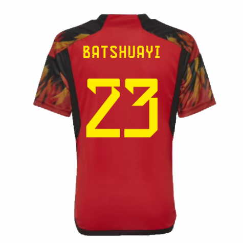 2022-2023 Belgium Home Shirt (Kids) (Batshuayi 23)
