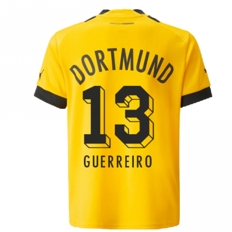 2022-2023 Borussia Dortmund Home Shirt (Kids) (GUERREIRO 13)