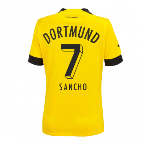 2022-2023 Borussia Dortmund Home Shirt - Ladies (SANCHO 7)