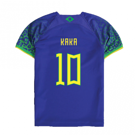 2022-2023 Brazil Away Little Boys Mini Kit (Kaka 10)