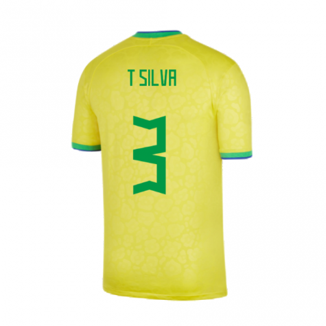 2022-2023 Brazil Home Vapor Shirt (T Silva 3)