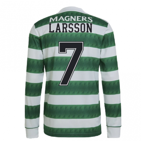 2022-2023 Celtic Long Sleeve Home Shirt (LARSSON 7)