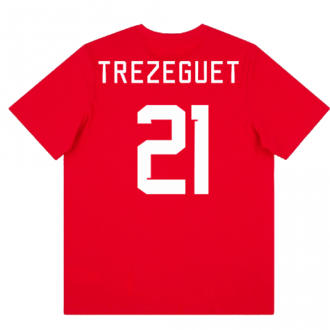 2022-2023 Egypt FtblCore Tee (Red) (TREZEGUET 21)