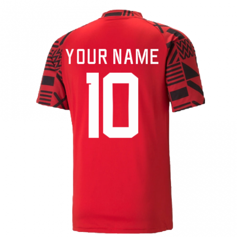 2022-2023 Egypt Pre-Match Jersey (Red) (Your Name)