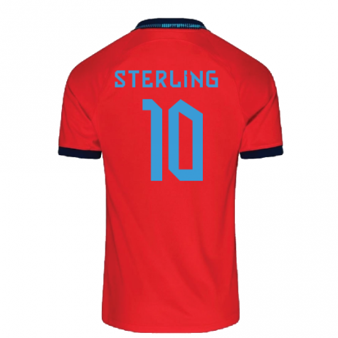 2022-2023 England Away Shirt (Kids) (Sterling 10)