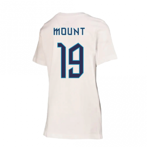 2022-2023 England Crest Tee (White) - Kids (Mount 19)