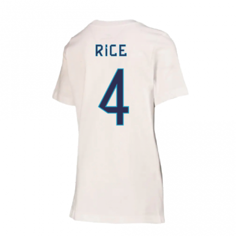 2022-2023 England Crest Tee (White) - Kids (Rice 4)