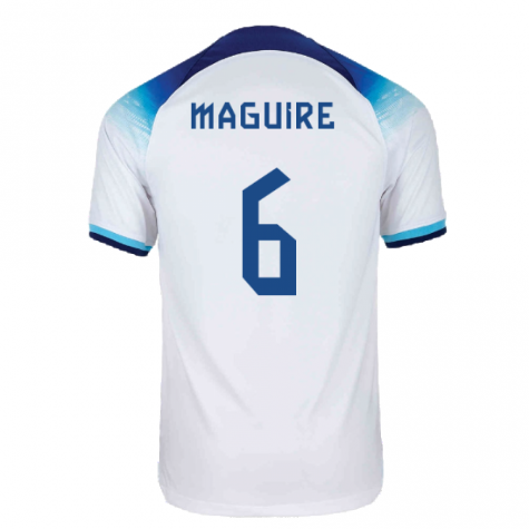 2022-2023 England Home Shirt (Maguire 6)