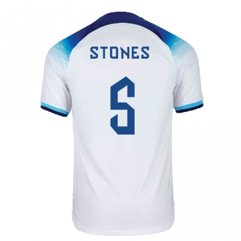 2022-2023 England Home Shirt (Stones 5)