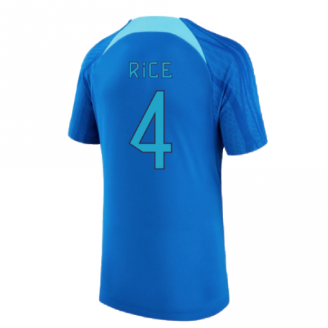 2022-2023 England Strike Dri-FIT Training Shirt (Blue) (Rice 4)