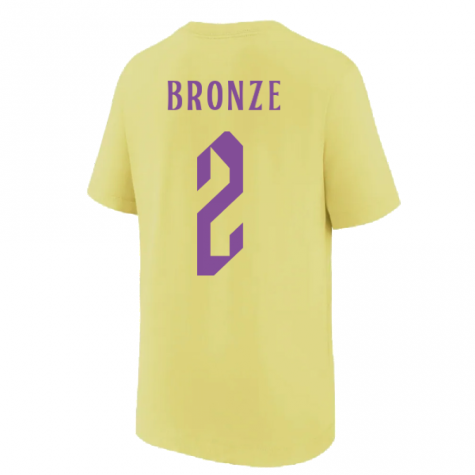 2022-2023 England Swoosh Tee (Light Zitron) - Kids (BRONZE 2)