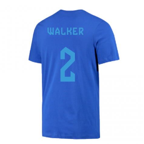 2022-2023 England Three Lions Tee (Blue) (Walker 2)