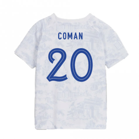 2022-2023 France Away Little Boys Mini Kit (Coman 20)