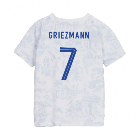 2022-2023 France Away Little Boys Mini Kit (Griezmann 7)