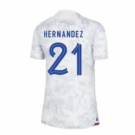 2022-2023 France Away Shirt (Ladies) (Hernandez 21)