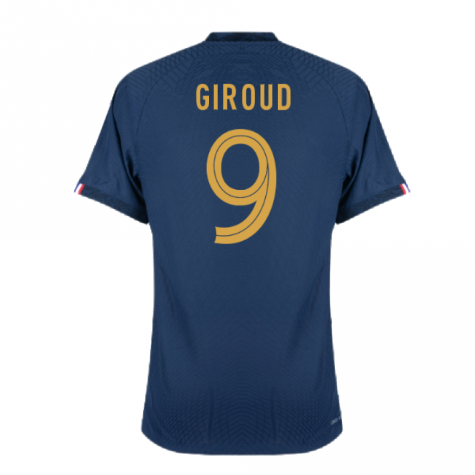 2022-2023 France Match Home Player Issue Shirt (GIROUD 9)