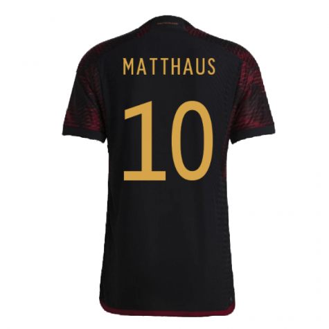 2022-2023 Germany Authentic Away Shirt (MATTHAUS 10)